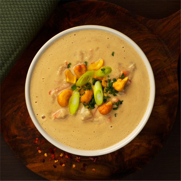 Himmelsk thai kyllingsuppe med kyllingkraft