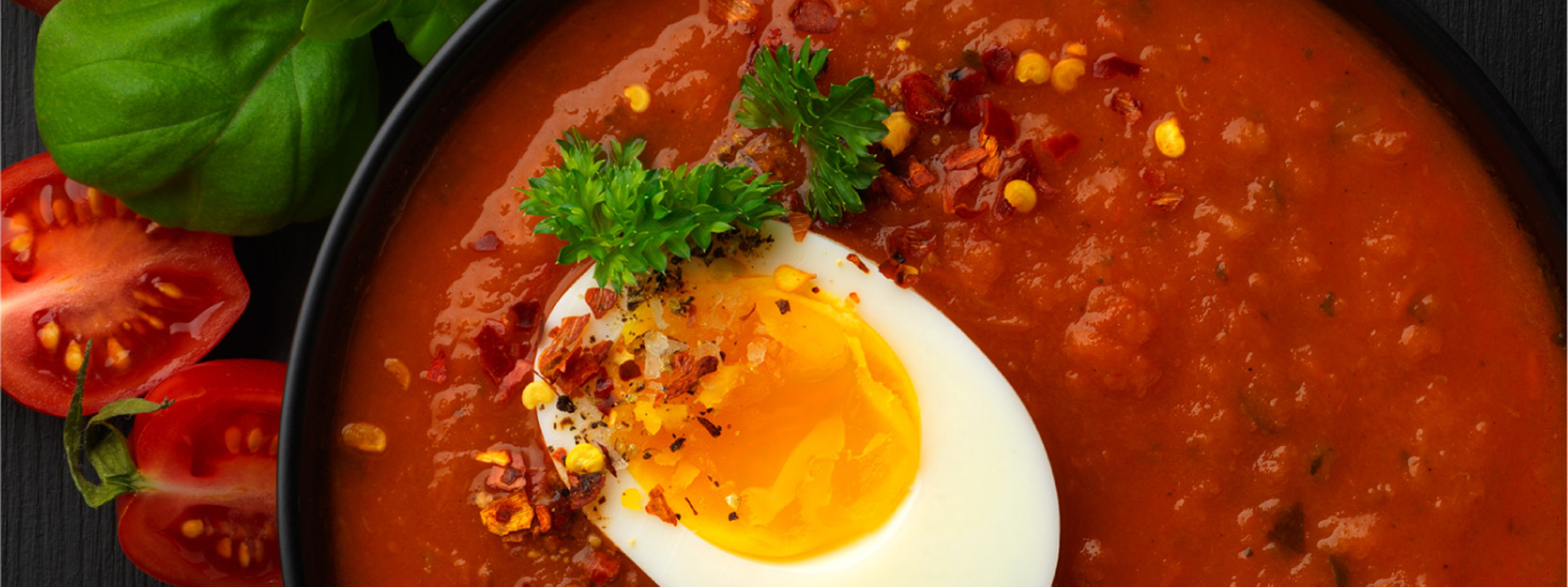 Prøv beinbuljong i en deilig Chunky Tomatsuppe
