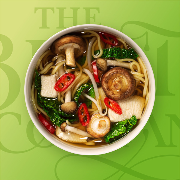 Hot And Sour Chicken Broth med kyllingkraft