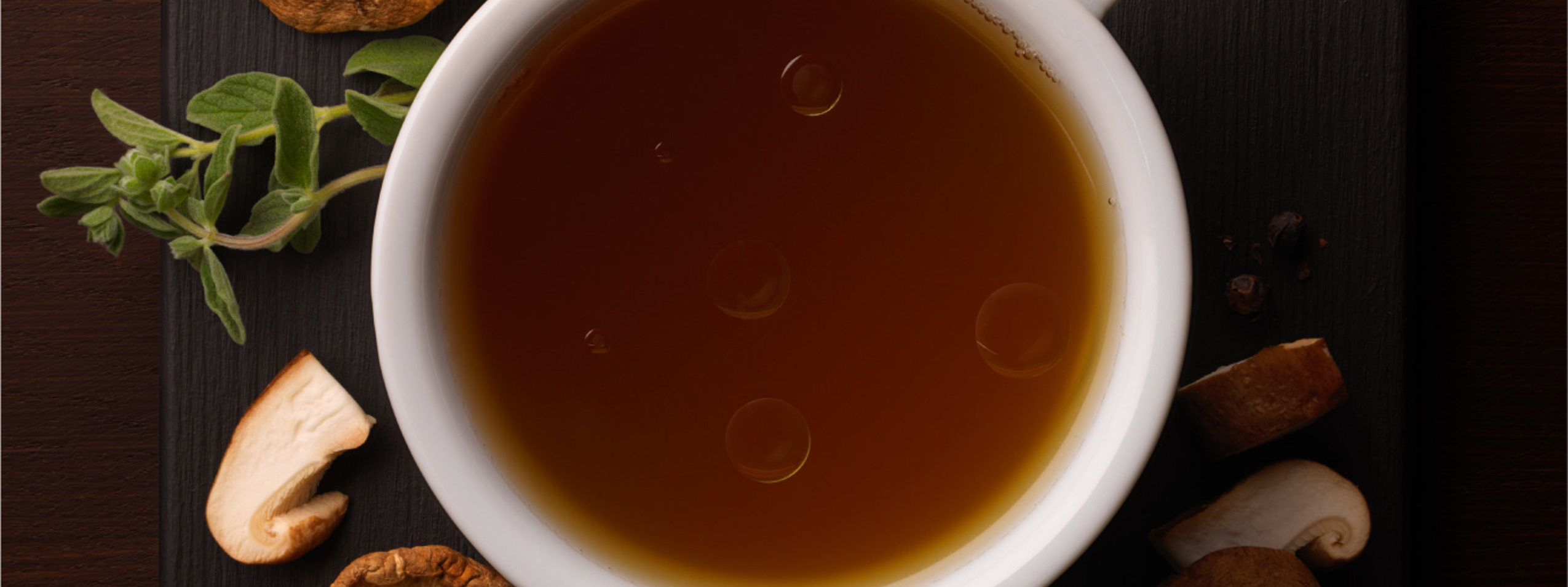 Japansk Shitake Broth med beinbuljong