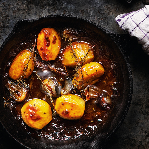 Pommes de Terre Rustiques med oksekraft