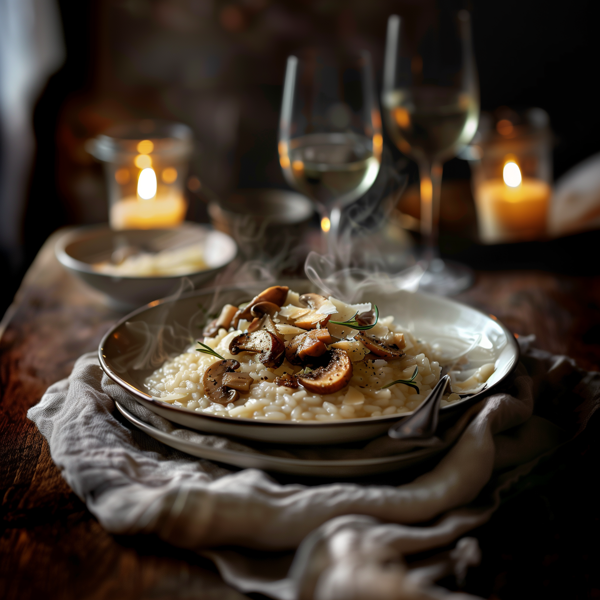 Midjourney Std Romantic Mushroom Risotto Dinner Creamy Risotto 15894A72 D7de 4B56 8648 C0ddc81b5f28.Png