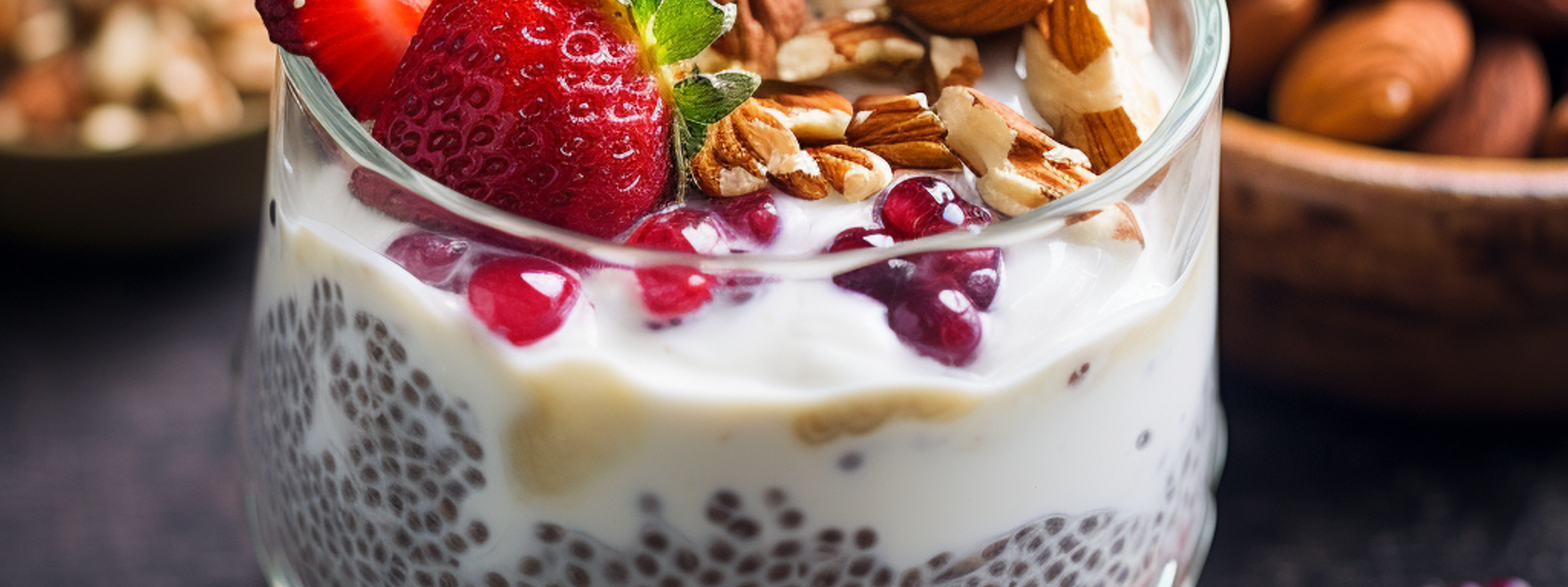 Chiapudding med kyllingkraft
