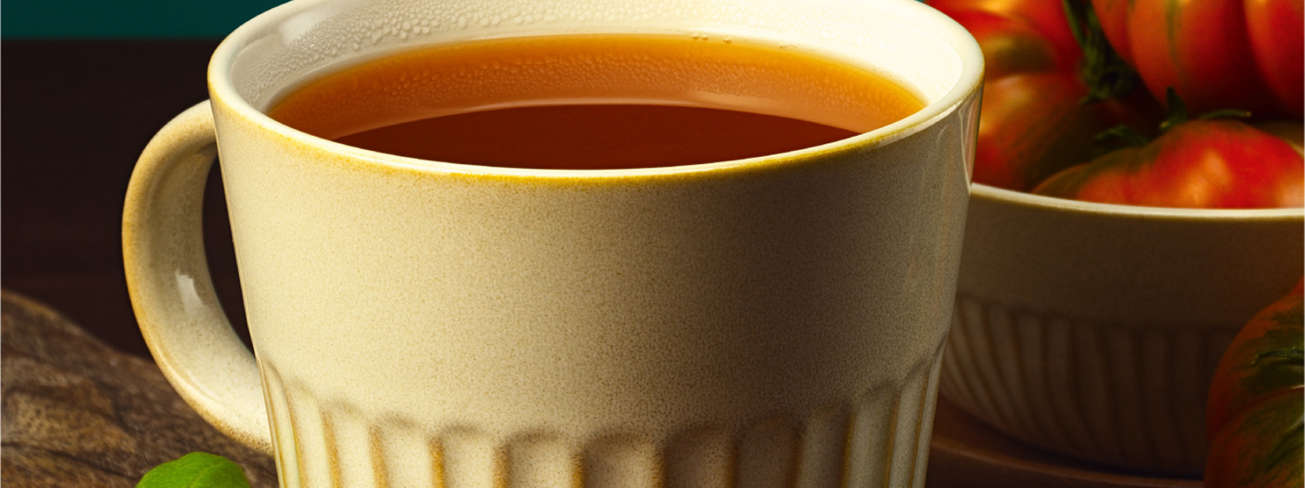Oksekraft i Bloody Mary Broth